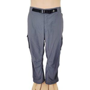 Mountain Hardwear Men's Gray Belted Side Pocket Camp Trail Cargo Pant Size XL
